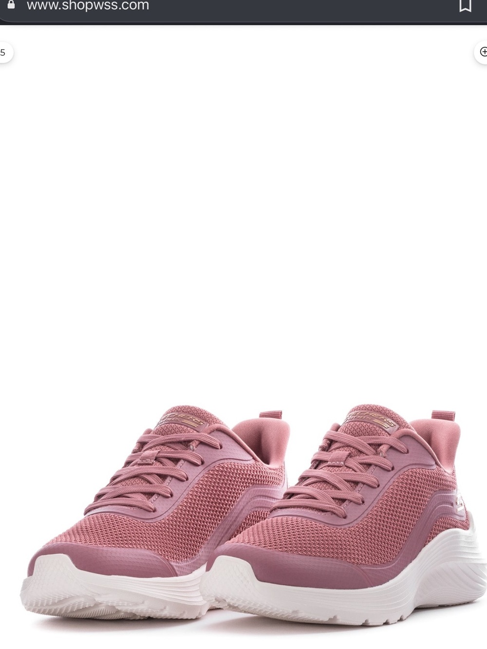 Skechers NEW Pink MAUVE rose Women Sneakers BOBS SQUAD WAVES sz6